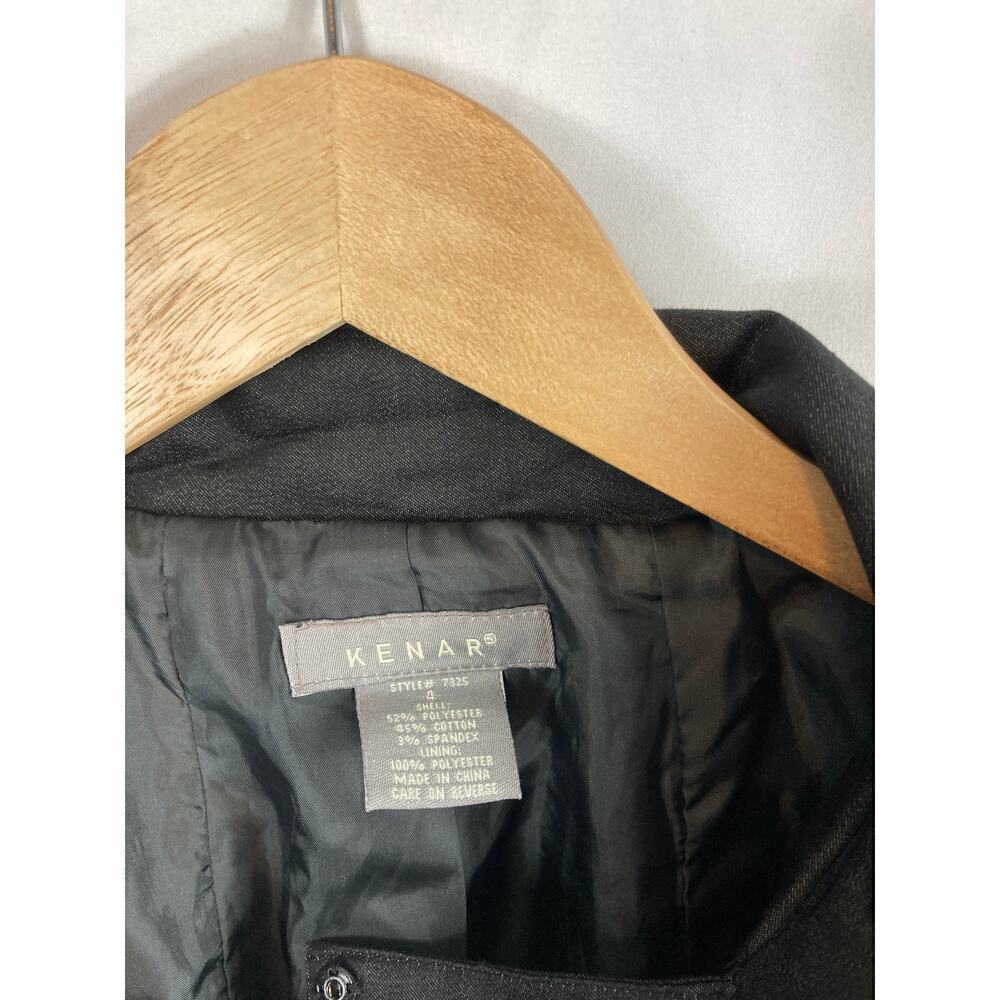 Kenar Belted Button Up Jacket Size 4 - Picture 3 of 5